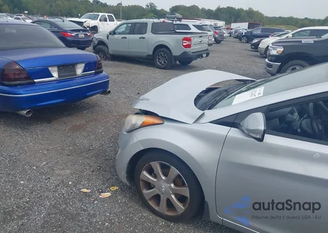 2013 Hyundai Elantra Limited z USA, uszkodzony, nr VIN 5NPDH4AEXDH277467